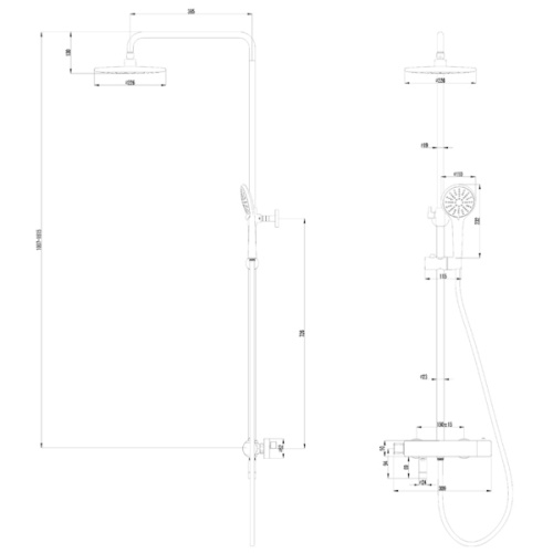 душевая система lemark bronx lm3772gm графит фото 2