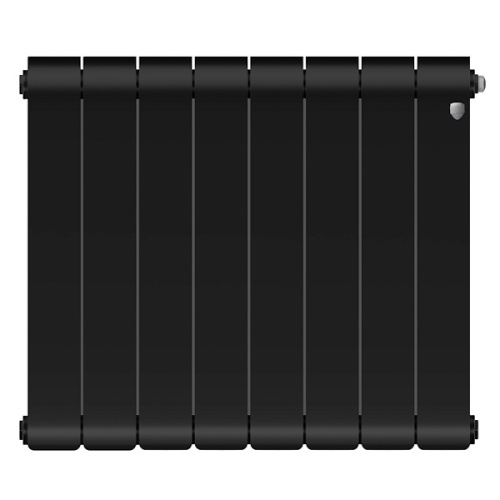 биметаллический радиатор royal thermo infinity 500 noir sable 8 секций фото 2