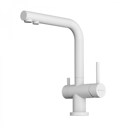  смеситель для кухни omoikiri nagano wh-p белый