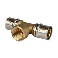 тройник-переходник с внутренней резьбой 20х3/4"х20 stout пресс