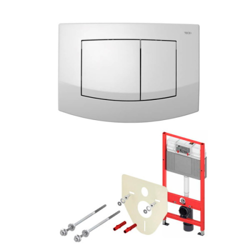 инсталляция tecebase 2.0 с кнопкой тесеambia белая k440200