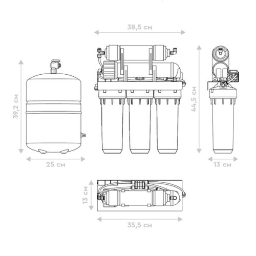 фильтр с обратным осмосом барьер профи осмо 100 фото 3