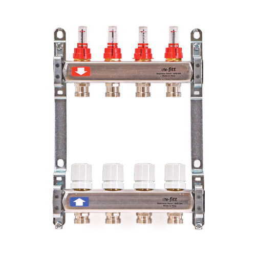 Коллектор Uni-Fitt 12 выходов с расходомерами коллектор uni-fitt 12 выходов с расходомерами