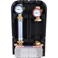 насосная группа stout с теплообменником 18 пластин без насоса в теплоизоляции