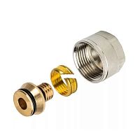 фитинг компрессионный stout для труб pex-al-pex 16х2,0х3/4