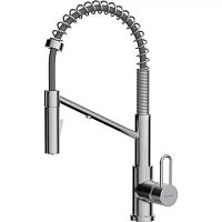  смеситель для кухни omoikiri mikawa 2 plus-sb bn нержавеющая сталь