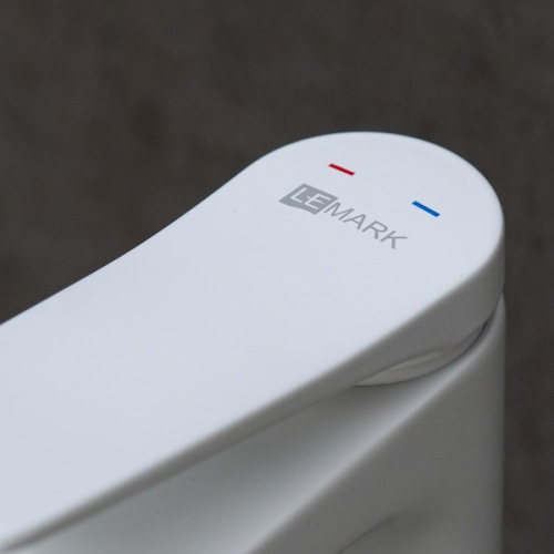Смеситель для раковины Lemark BRONX LM3706MW белый матовый фото 4 смеситель для раковины lemark bronx lm3706mw белый матовый фото 4