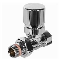 клапан термостатический stout design хром, прямой 1/2