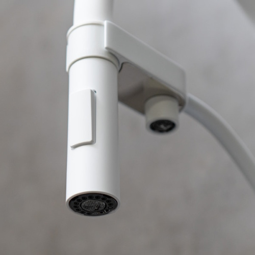 смеситель для кухни lemark bronx lm3761mw белый матовый фото 5