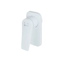 смеситель для ванны и душа lemark bronx lm3723mw белый матовый