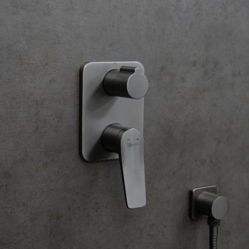 встраиваемая душевая система lemark bronx lm3722gm графит фото 2