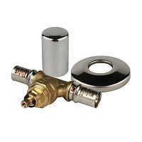 вентиль с хромированной ручкой 16х16 stout пресс