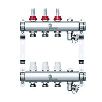 коллектор wester нержавейка с расходомерами на 3 выхода