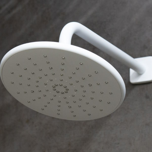 смеситель для ванны и душа lemark bronx lm3729mw белый матовый фото 4