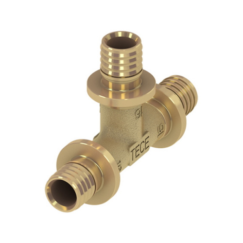TECE Тройник 90* редукционный 32 х 25 х 25 латунь tece тройник 90* редукционный 32 х 25 х 25 латунь