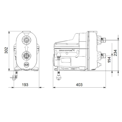 насосная станция grundfos scala 2 3-45 фото 2