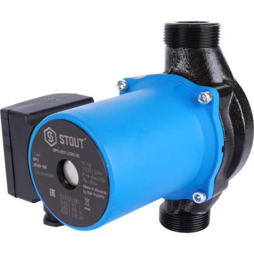Циркуляционный насос STOUT 25/80-180 циркуляционный насос stout 25/80-180
