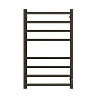 полотенцесушитель stout электрический forte quadro 80*50 черный матовый