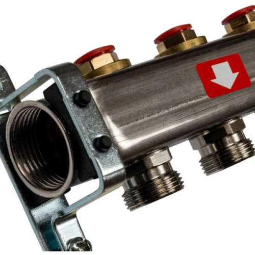 коллектор stout нержавейка без расходомеров 9 выходов фото 3