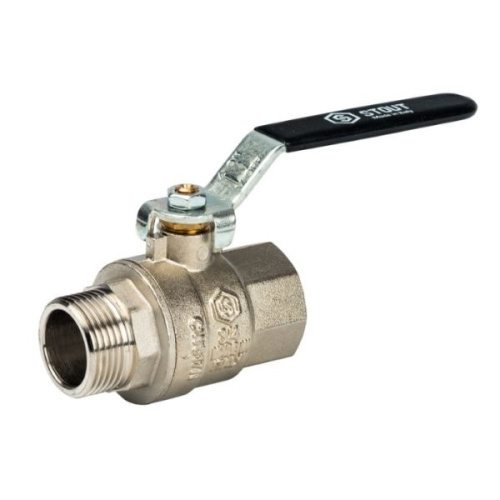 Кран шаровой полнопроходной STOUT ВР/НР рычаг 1" кран шаровой полнопроходной stout вр/нр рычаг 1"