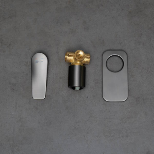 смеситель для встраиваемых систем lemark bronx lm3723gm графит фото 3