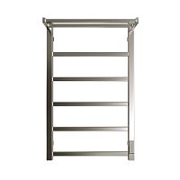 полотенцесушитель stout электрический jazz quadro 80*50 полированный с полкой