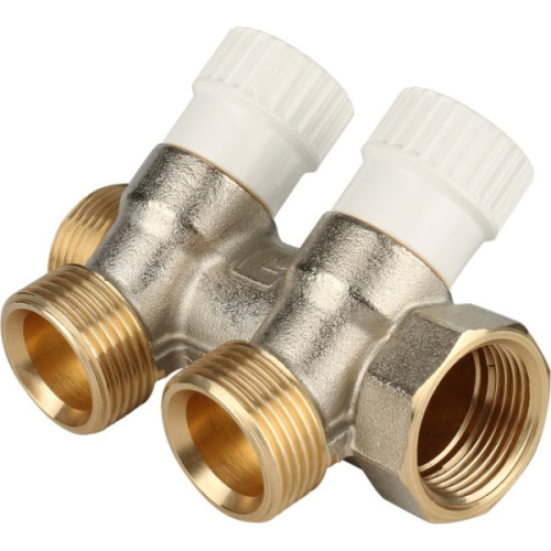 коллектор распределительный stout 3/4" 2 отвода 3/4"ек