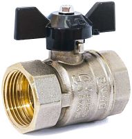 кран шаровый ld 1" вр/вр бабочка