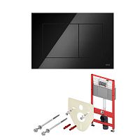 инсталляция tecebase 2.0 с кнопкой tecenow черная глянцевая k440403