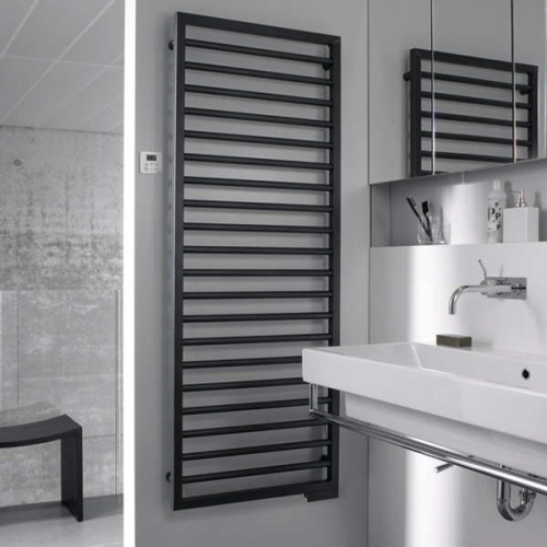 Электрический полотенцесушитель Zehnder Subway SUBE-130-45/GD Черный электрический полотенцесушитель zehnder subway sube-130-45/gd черный