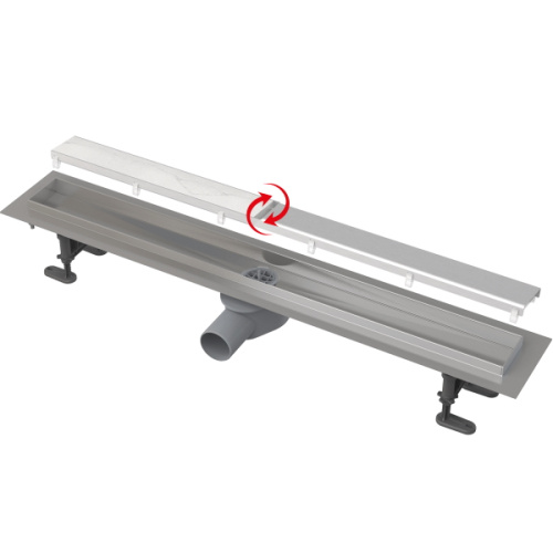 Душевой лоток AlcaPlast APZ13-DOUBLE9-750 с двухсторонней решеткой душевой лоток alcaplast apz13-double9-750 с двухсторонней решеткой