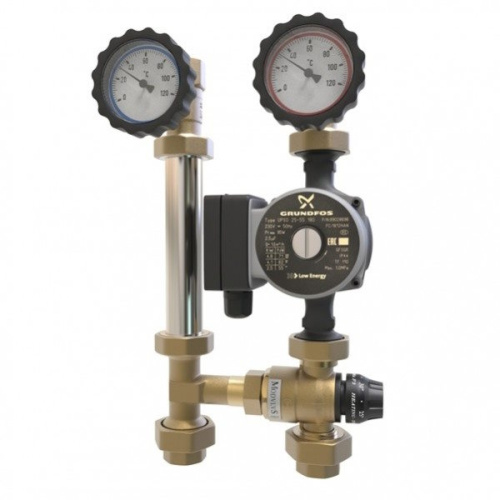 насосная группа прокситерм tk dn25 pro с термостатическим клапаном