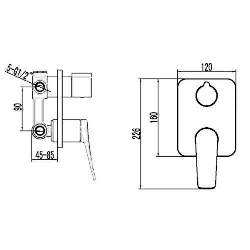 смеситель для встраиваемых систем lemark bronx lm3728gm графит фото 2