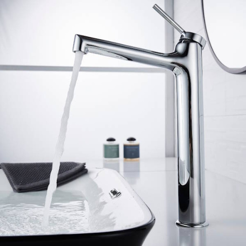 смеситель высокий для накладной раковины lemark minima lm3809c хром фото 2