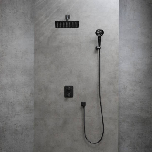 Встраиваемая душевая система Lemark BRONX LM3749BL черный фото 3 встраиваемая душевая система lemark bronx lm3749bl черный фото 3