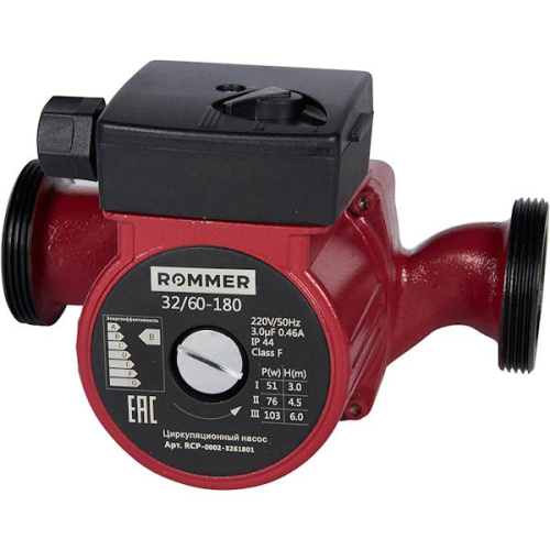 Циркуляционные насос Rommer 32/60-180 циркуляционные насос rommer 32/60-180