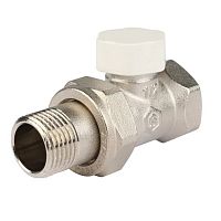 клапан запорно-балансировочный прямой stout 1/2