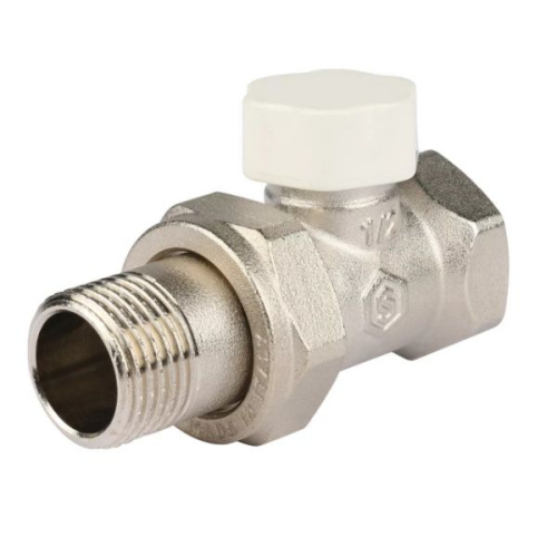 клапан запорно-балансировочный прямой stout 1/2 х 3/4ек