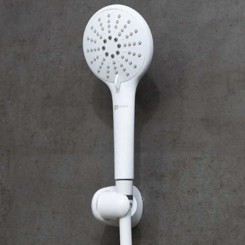 смеситель для ванны и душа lemark bronx lm3729mw белый матовый фото 5