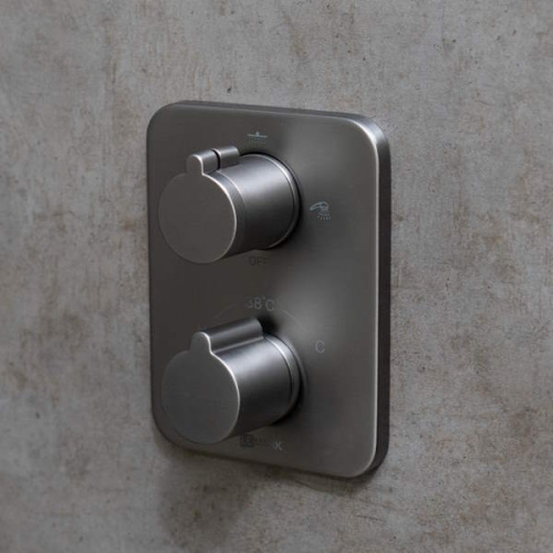 встраиваемая душевая система lemark bronx lm3749gm графит фото 4