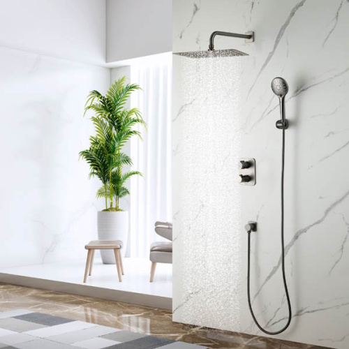 встраиваемая душевая система lemark bronx lm3749gm графит фото 2