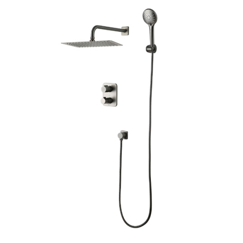 встраиваемая душевая система lemark bronx lm3749gm графит