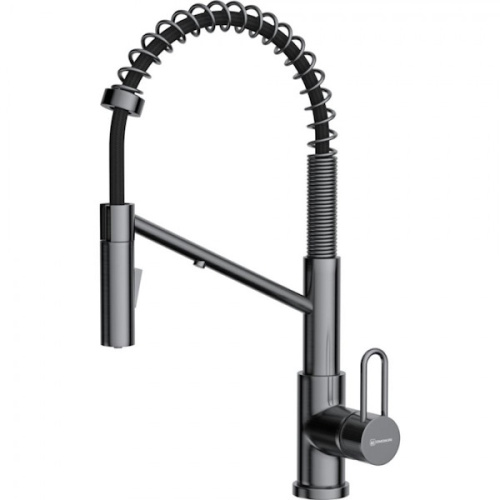 Смеситель для кухни Omoikiri Mikawa 2 Plus-SB GM вороненая сталь смеситель для кухни omoikiri mikawa 2 plus-sb gm вороненая сталь