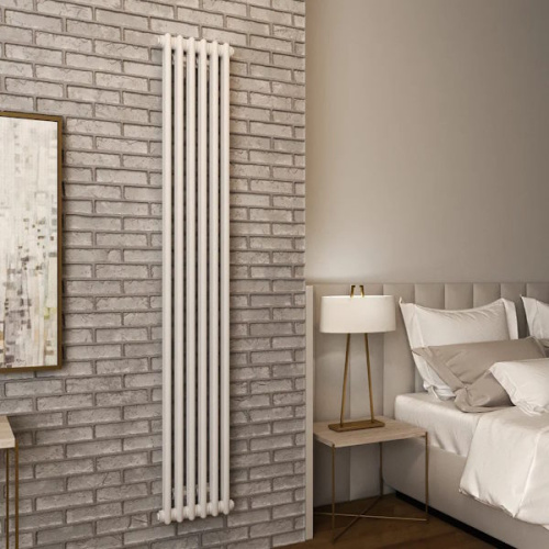 радиатор трубчатый velar 2180 6 секций v50 1/2 (ral 9016) фото 3