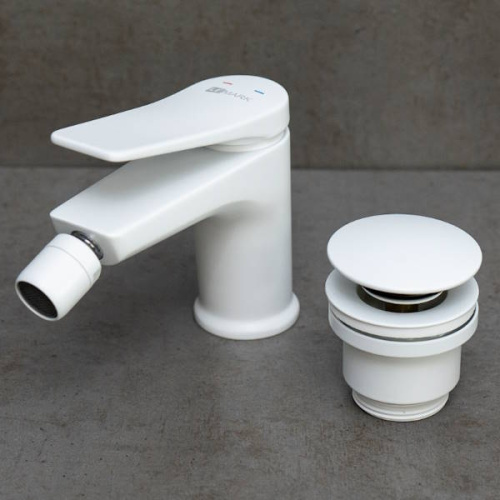 смеситель для биде lemark bronx lm3708mw белый матовый фото 3