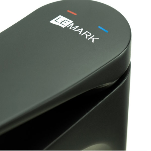 Смеситель высокий для накладной раковины Lemark BRONX LM3709BL черный фото 2 смеситель высокий для накладной раковины lemark bronx lm3709bl черный фото 2