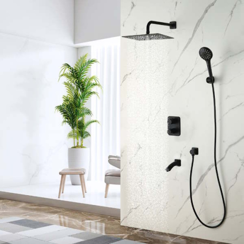 смеситель для ванны и душа lemark bronx lm3742bl черный фото 2