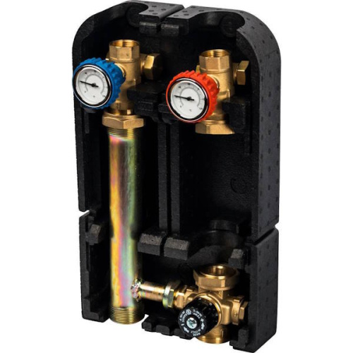 Насосная группа STOUT с термостатическим смесительным клапаном 1" без насоса фото 2 насосная группа stout с термостатическим смесительным клапаном 1" без насоса фото 2