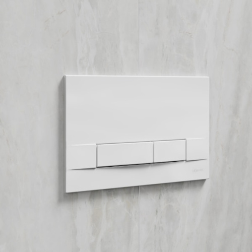 инсталляция lemark peneda с кнопкой bit белый глянец фото 2