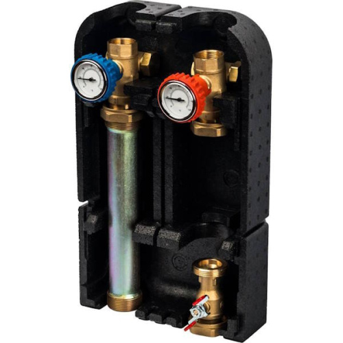 насосная группа stout с прямым контуром 1" без насоса в теплоизоляции фото 2